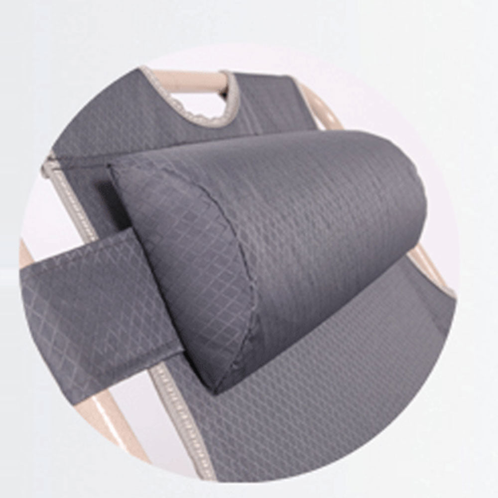 Reclining Sun Beach Deck Lounge Chair - Grey