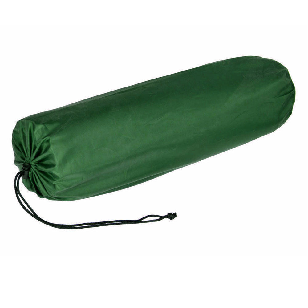 Double Self Inflating Mattress Camping Hiking Airbed Camp Mat Sleeping Pillow w/ Bag - Green