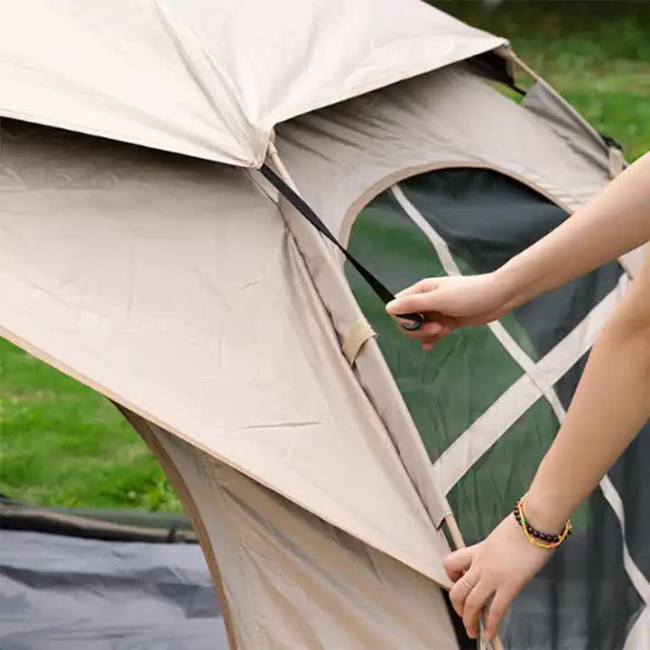 3-4 Person Foldable Tent - Large Size (210x200x135cm)