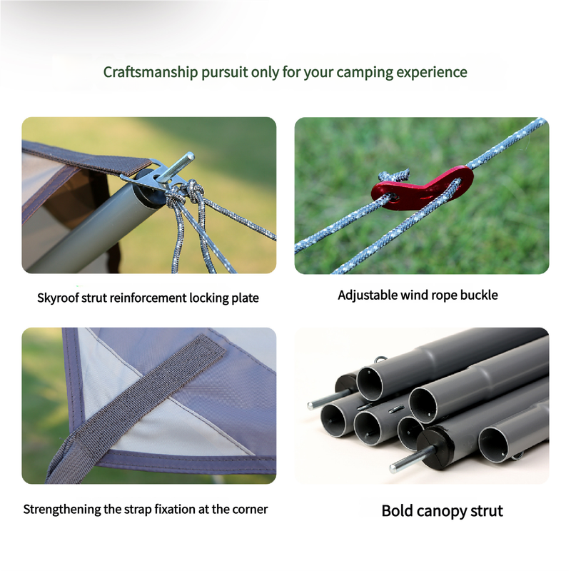 520*420 cm Hexagon Camping Tent Tarp