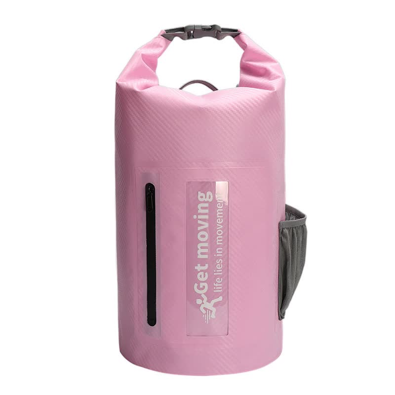 10L Multifunctional Waterproof Dry Bag - Pink