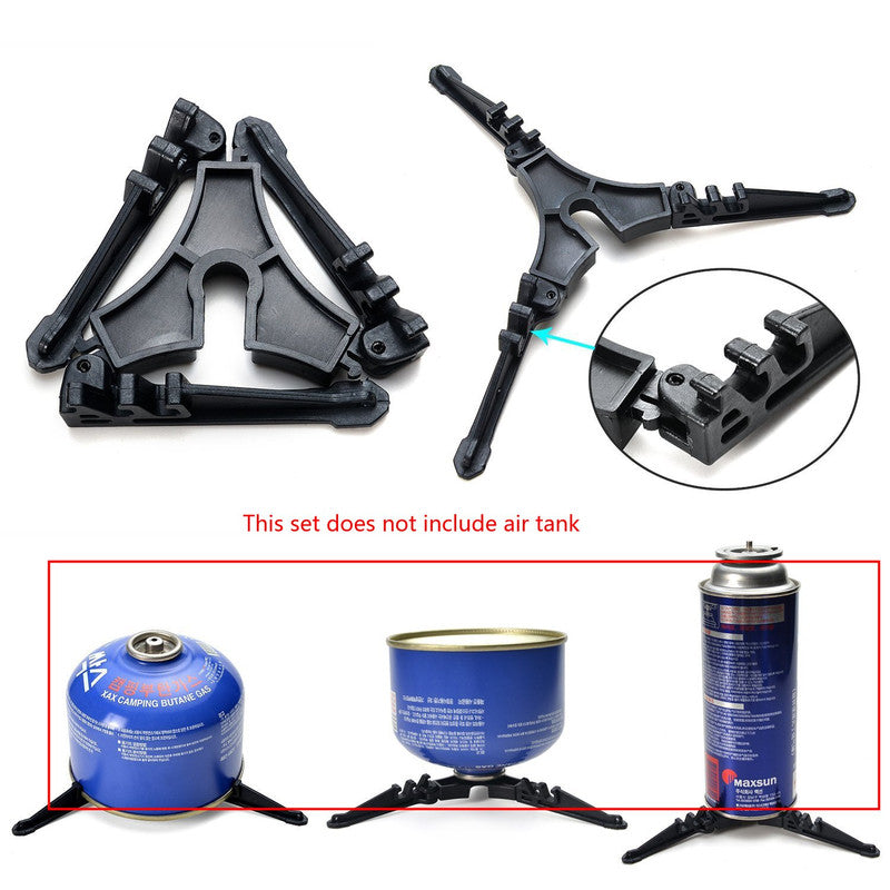 Complete Camping Cookware Set - Portable Pots, Cup, Spork, and Stove