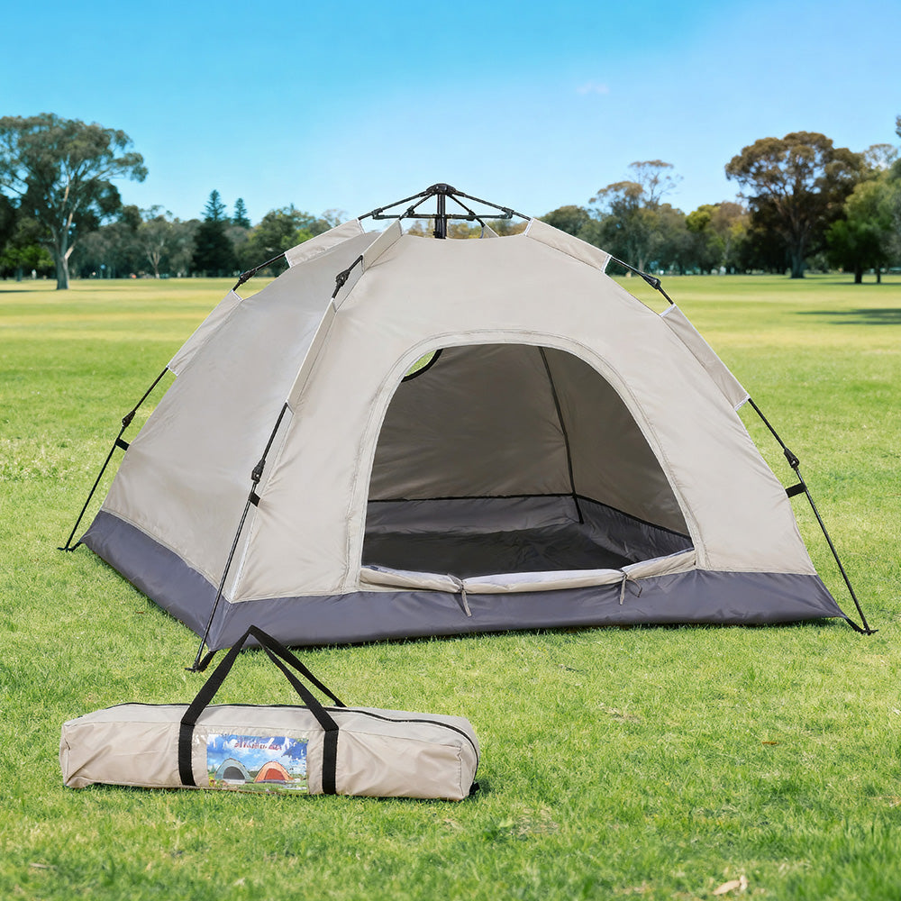 Weisshorn Camping Instant Tent Pop up - Beige