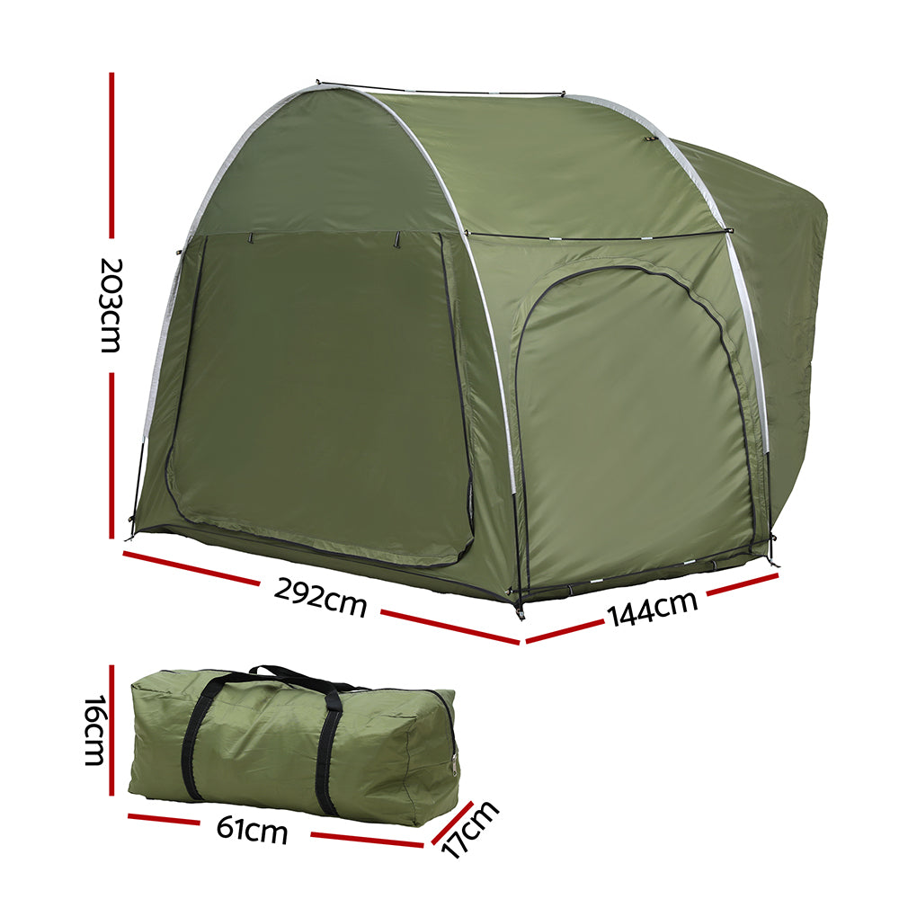 Weisshorn Camping Car SUV Rear Canopy - Green