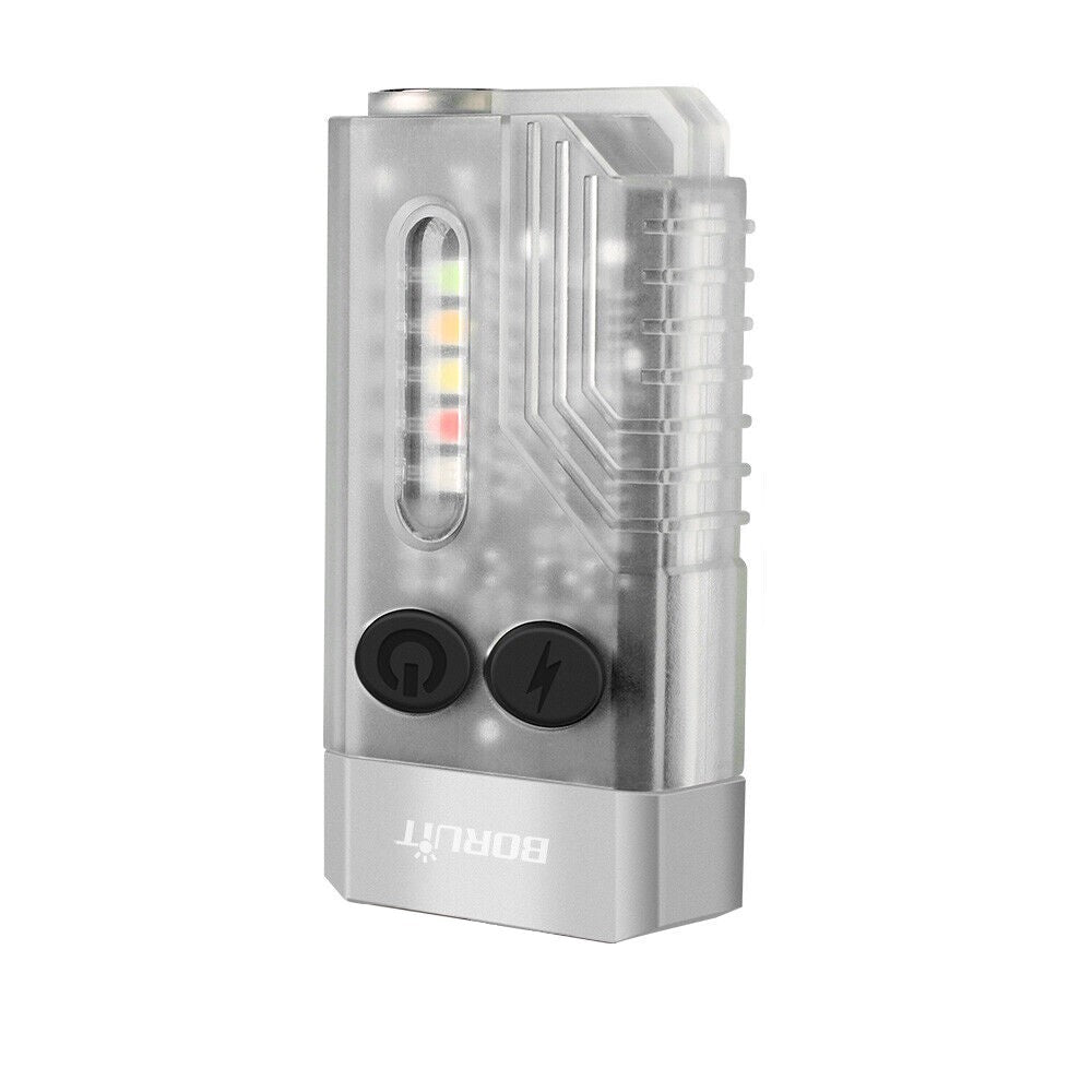 V10 LED Keychain EDC Flashlight USB Rechargeable